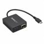 Startech - StarTech.com USB C to Fiber Optic Converter - Open SFP - Netzwerkadapter - USB-C - 1000Base-LX/1000Base-SX x 1 - Schwarz
