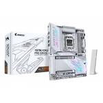 Gigabyte - GIGABYTE X870E AORUS PRO X3D ICE Placa Base &ndash; Compatible con procesadores AMD Ryzen 9000, VRM digital de 18+2+2 fases, hasta 9000 Hz DDR5 (OC), 2 x PCIe 5.0 + 2 x PCIe 4.0, Wi-Fi 7, LAN 5 GbE, USB 4 