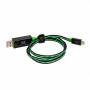Realpower - RealPower Datenkabel LED grn micro-USB auf USB