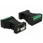 Delock - DeLOCK 87686 cable interface/gender adapter RS-232 RS-422/485 Black