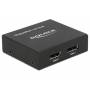 Delock - DisplayPort Splitter 1.2 > 2x DisplayPort 4K