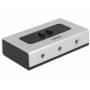 Delock - Umschalter Klinke 3,5mm 2 Port manuell bidirektional, Switch