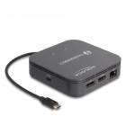 Delock - DeLOCK 87789 station d'accueil Avec fil Thunderbolt 3 Noir