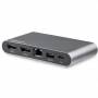 Startech - StarTech.com USB C Dock, 4K Dual Monitor DisplayPort, Mini Laptop Docking Station, 100W Power Delivery Passthrough, GbE, 2-Port 