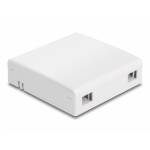 Delock - DELOCK LWL Anschlussdose zur Wandmontage f�r 2x o. Duplex w.