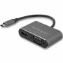 Usb - C To Vga And Hdmi Adapter Aluminum - Usb-c Multiport Adapter