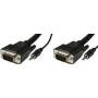 Microconnect - Microconnect MONGG10BMJ 10m VGA (D-Sub) + 3.5mm VGA (D-Sub) + 3.5mm Black video cable adapter