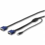 Startech - 15 ft. (4.6 m) USB KVM Cable for Rackmount Consoles - VGA and USB KVM Console Ca