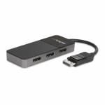 Startech - StarTech.com 3 Port DisplayPort MST Hub - 3 x 4K - DP 1.4 Monitor Splitter - Video-/Audio-Splitter - 4 x DisplayPort - Desktop