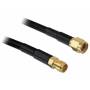 Delock - DELOCK HF Kabel RP-SMA -> RP-SMA St/Bu 2.00m