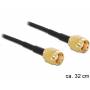 Delock - DELOCK HF Kabel RP-SMA -> RP-SMA St/St 0.32m