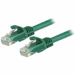 Startech - StarTech.com 1.5 m CAT6 Cable - Green CAT6 Patch Cord - Snagless RJ45 Connectors - 24 AWG Copper Wire - Ethernet - ETL - Patch-K