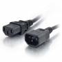 Cables To Go - C2G Computer Power Cord Extension - Spannungsversorgungs-Verlngerungskabel - IEC 60320 C13 zu IEC 60320 C14 - Wechselstrom