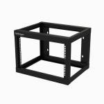 Startech - StarTech.com 6U 48,30cm (19) Wall Mount Network Rack - 48,30cm (19) Deep Open Frame for Server Room AV/Data/Patch Panel/IT/Com
