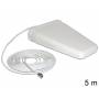 Delock - LTE Band 20/1/3/7 Antenne N Buchse 8 ~ 9 dBi 5 m RG-58 direktional wei outdoor (88808)