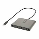 Startech - StarTech.com Adaptateur USB C vers 4 HDMI - Carte Vid�o & Graphique Externe - Convertisseur USB Type-C vers Quadruple �cran HDMI - 1080p 60Hz - Dongle Multi �cran - Windows Uniquement