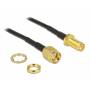 Delock - DELOCK HF Adapter RP-SMA -> RP-SMA zum Einbau 200mm S