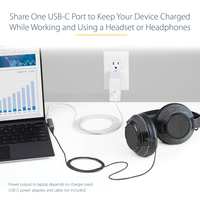 Startech.com Usb C Audio & Charge Adapter, Usb-c Audio Adapt 1