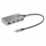 Startech - StarTech.com Hub USB-C  3 Ports - 3x Ports USB-A, Gigabit Ethernet RJ45, USB 3.0 5Gbps, Alimentation par Bus - Hub USB Type-C avec Cble de 30 cm - Adaptateur Ethernet USB C - Mini Hub USB-C pour PC Portable