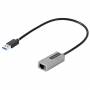 Startech - StarTech.com USB 3.0 to Gigabit Ethernet Network Adapter - 10/100/1000 Mbps, USB to RJ45, USB 3.0 to LAN Adapter, USB 3.0 Ethernet Adapter (GbE), 11in Attached Cable, Driverless Install