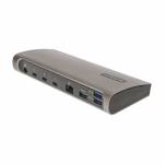 Startech - StarTech.com Thunderbolt 4 Dock, 96W Power Delivery, Single 8K/Dual Monitor 4K 60Hz, 3xTB4/USB4 ports, 4xUSB-A, SD, GbE, Thunder