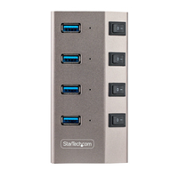 Startech. Com 4-port Usb 3. 0 Hub Mit Netzteil Und Individuell 4