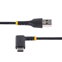 Startech. Com 6ft (2m) Usb A To C Charging Cable Right Angle 3