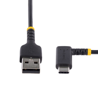 Startech. Com 6ft (2m) Usb A To C Charging Cable Right Angle 4