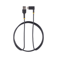 Startech. Com 6ft (2m) Usb A To C Charging Cable Right Angle 6