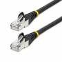 Startech - 7.5m CAT6a Ethernet Cable - Black - Low Smoke Zero Halogen (LSZH) (NLBK-750-CAT6A-PATCH)
