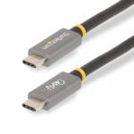 Startech - StarTech.com Cble USB4 de 1m, Cble USB-C Certifi par l'USB-IF, 40 Gbps, Cordon de Transfert de Donnes USB Type-C, 100W PD, 8K 60Hz, Compatible avec Thunderbolt 4/3/USB 3.2 (CC1M-40G-USB-CABLE)