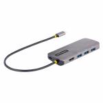 Startech - .com USB-C 多端口适配器、4K 60Hz HDMI 视频、3 端口 5Gbps USB-A 3.2 集线器、100W 直通供电、GbE、USB Type-C M