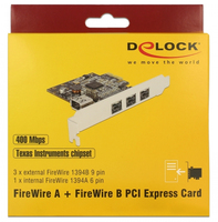 Delock Pci Express Card > 3 X External Firewire B + 1 X Inte 3