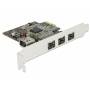 Delock Pci Express Card > 3 X External Firewire B + 1 X Inte - DeLOCK 89864 Internal IEEE 1394/Firewire interface cards/adapter