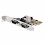 Startech - StarTech.com 2-Port PCI Express Serial Card, Dual Port PCIe to RS232 (DB9) Serial Interface Card, 16C1050 UART, Standard or Low 