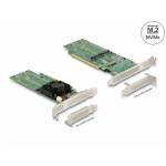 Delock - - Speicher-Controller - M.2 - 4 Sender/Kanal - M.2 NVMe Card - Low-Profile - PCIe 3.0 x16
