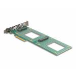 Delock - DELOCK PCI Express 4.0 x8 Karte zu 2 x intern U.2 NVMe SFF