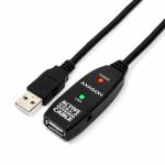 Axagon - Axagon ADR-205 USB Kabel 5 m 2.0 USB A Schwarz (ADR-205)