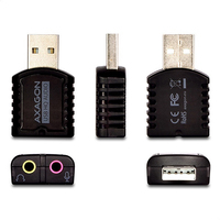 Axagon Ada-17 - 16 Bit - 93 Db - 90 Db - 16-bit/ 48khz - 24-b 2