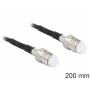 0m Delock -Hf-kabel -Hf -Fme (w) Bis Fme (w) -2 -Schwar - DeLOCK - HF-Kabel - HF - FME (W) bis FME (W) - 2,0m - Schwarz (88592)