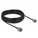 Delock - DeLOCK 90424 coaxial cable 10 m Black,Grey
