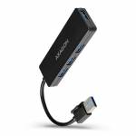  "Axagon-Axagon HUE-G1A Schnittstellen-Hub USB 3.2 Gen 1 (3.1 Gen 1) Type-A 5000 Mbit/s Schwarz (HUE-G1A)-Axagon-Hardware/Electronic"