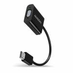 Axagon - Axagon RVH-VGAN Videokabel-Adapter 0,17 m HDMI Typ A (Standard) VGA (D-Sub) Schwarz (RVH-VGAN)