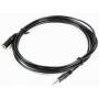 Microconnect - Microconnect Audio 3.5mm (15m) 15m 3.5mm 3.5mm Black audio cable