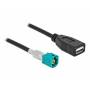  "Delock-Delock Cable HSD Z Male to USB 2.0 Type-A Female 1 m (90487)-Delock-Adapter/Cable"