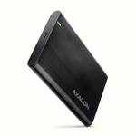 Axagon - Axagon EE25-A6C Speicherlaufwerksgehuse HDD / SSD-Gehuse Schwarz 2.5 (EE25-A6C)
