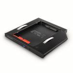 Axagon - RSS-CD09 2.5 SSD/HDD Adapter fr optisches Laufwerk, 9,5 mm, LED (RSS-CD09)
