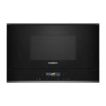 Siemens - iQ700 BE732R1B1, Integriert, Kombi-Mikrowelle, 21 l, 900 W, Berhrung, Schwarz