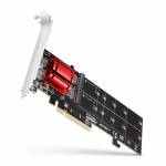 Axagon - PCEM2-ND PCIe Adapter f�r zwei M.2 SSDs (PCEM2-ND)