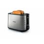 Philips - HD2650/90 Toaster Edelstahl (950 W, 8 Brunungsstufen, Brtchenaufsatz, Auftau- und Aufwrmfunktion, Stopp-Taste,
